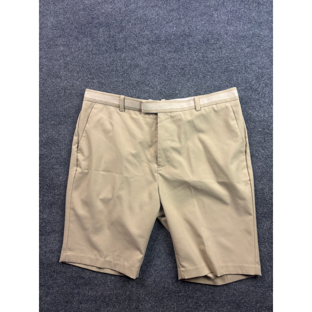 G/FORE‎ Golf Shorts Mens Size 38 Tan Flat Front Performance Athletic Lightweight